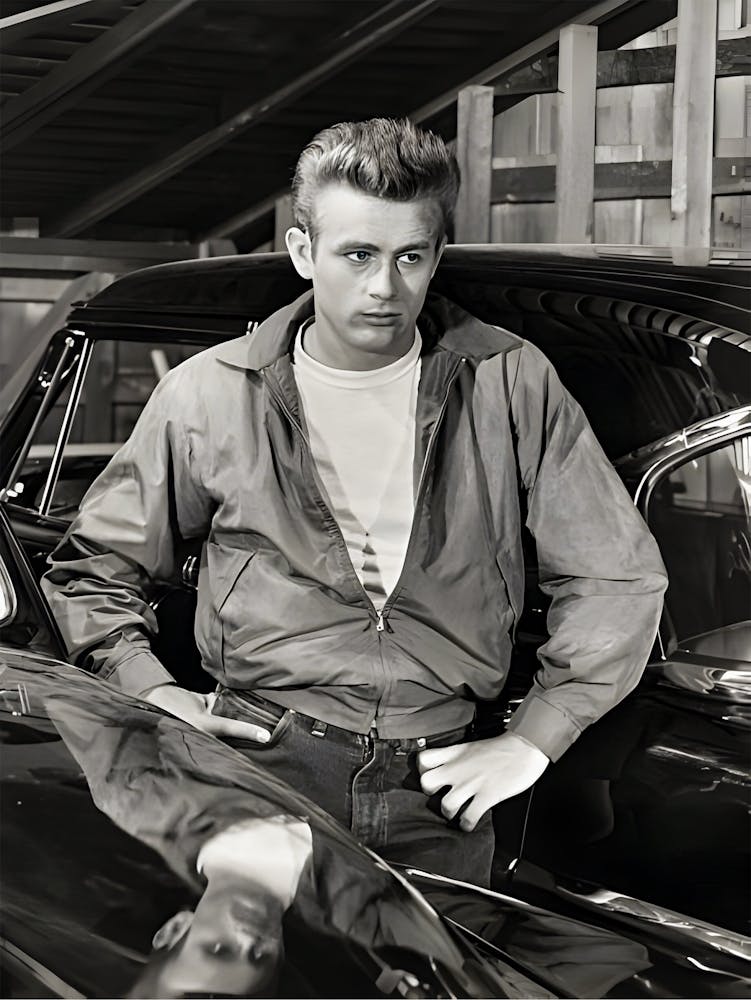 James Dean In Rebel Without A Cause