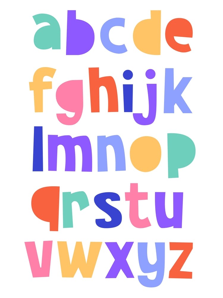 Colorful Abc