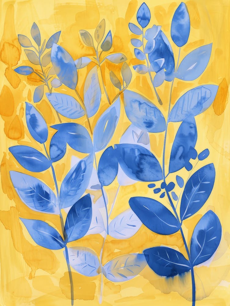 Feuilles Bleues 22