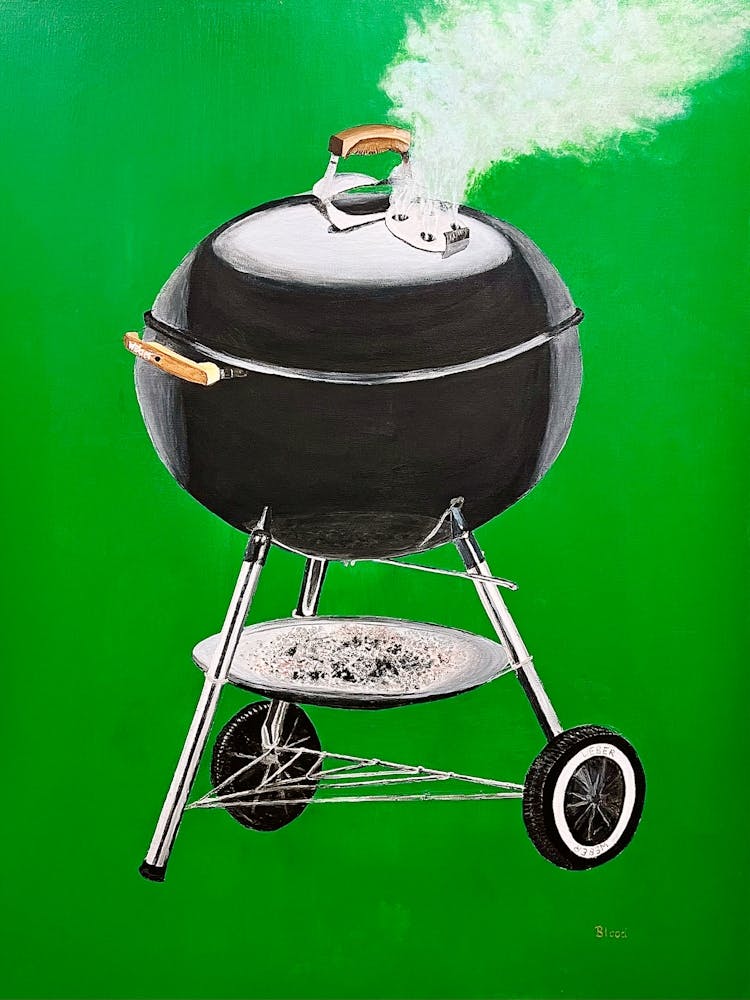 Pop Art Weber Bbq Grill