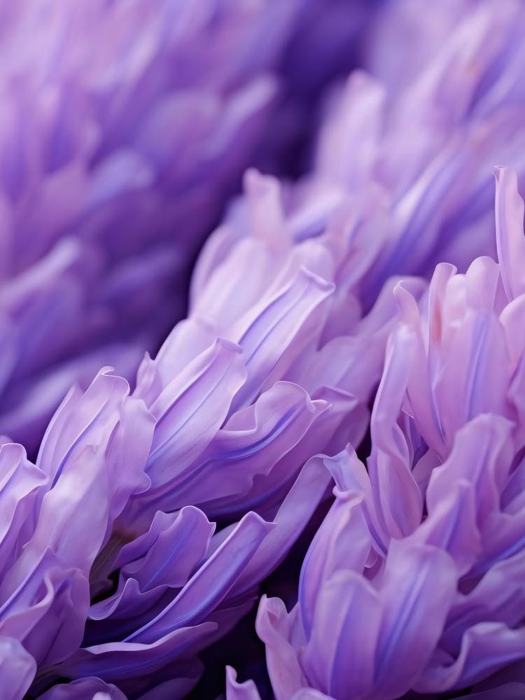 Close Up Of Purple Flowers