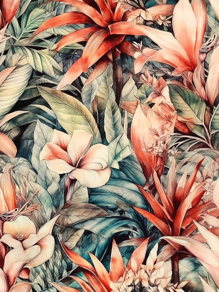 Tropical Floral Pattern