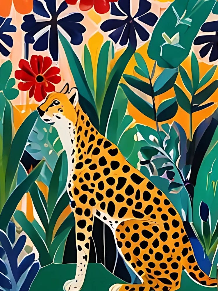 Leopard im Dschungel