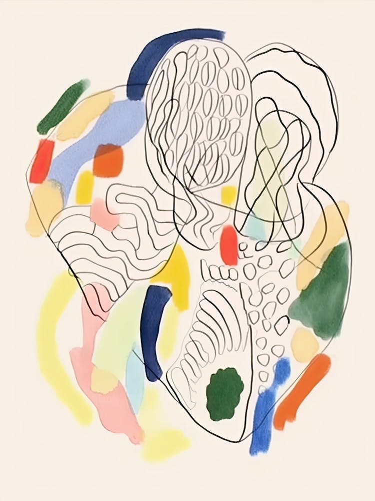 Enigma Line Art Abstract 4