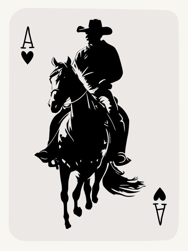 Cowboy Playing Card 1
