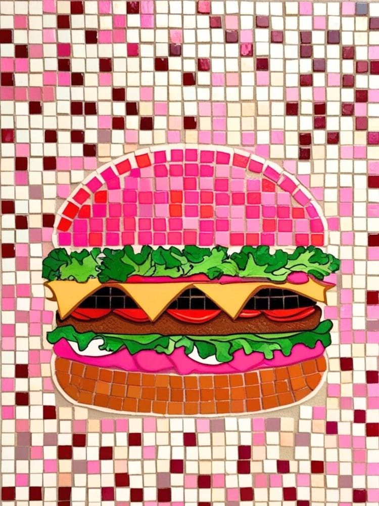 Burger Mosaic
