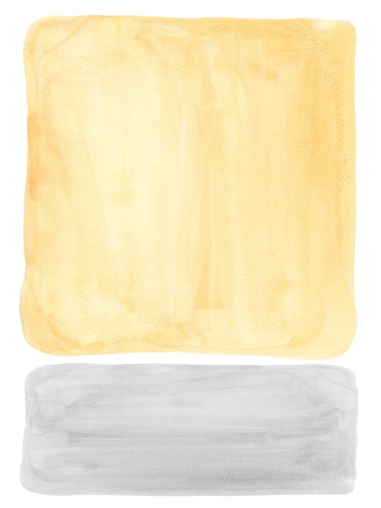 Yellow and gray Watercolor abstract