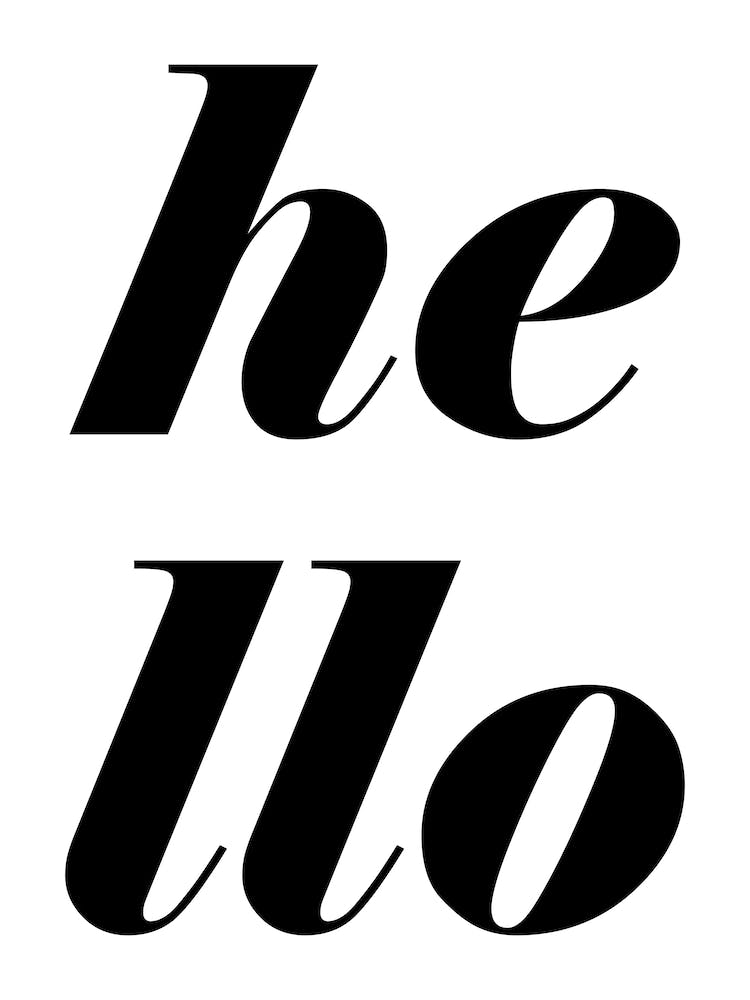 Hello Typography