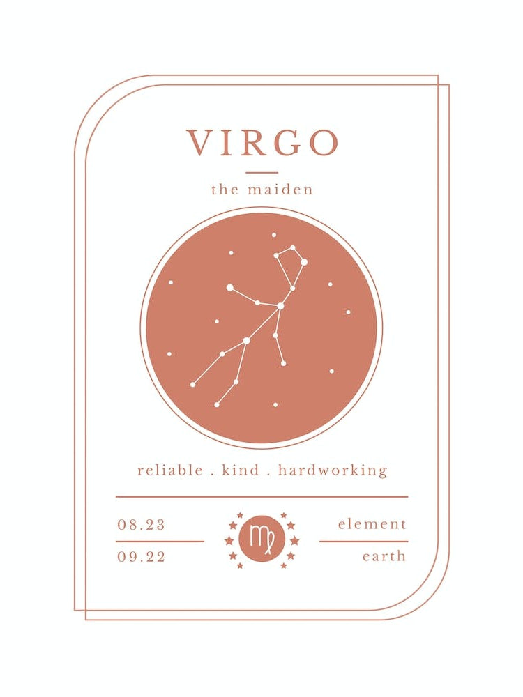 Virgo Zodiac Sign | Terracotta