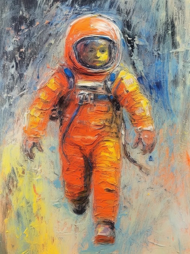 Astronaut Crayon 4