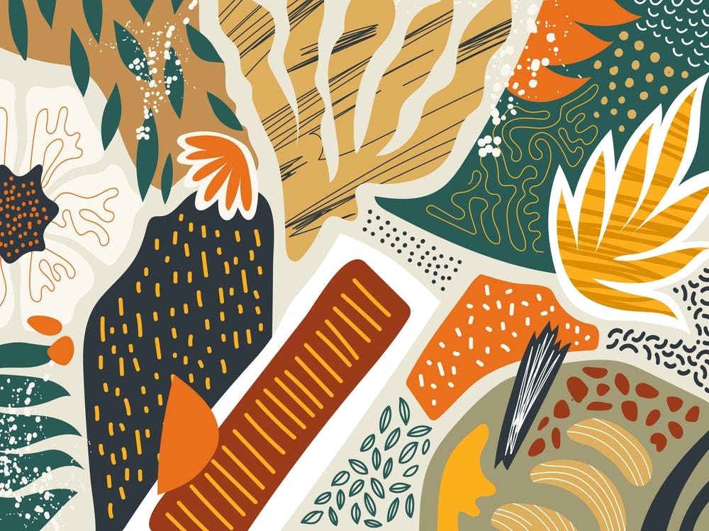 Colorful Abstract Boho