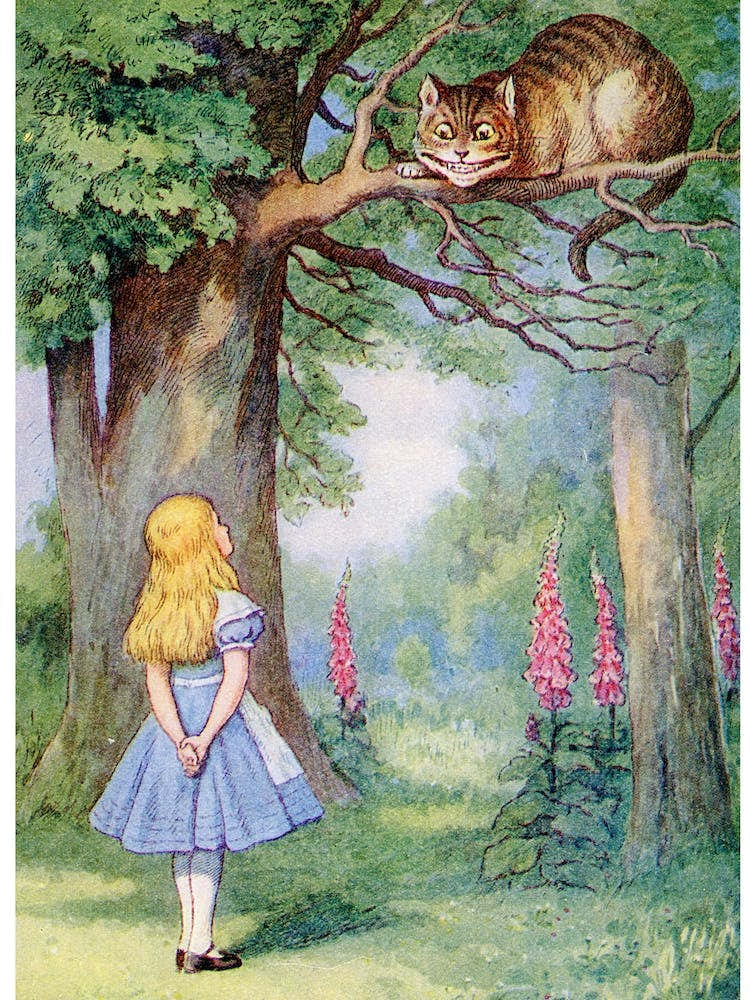 Alice And The Cheshire Cat