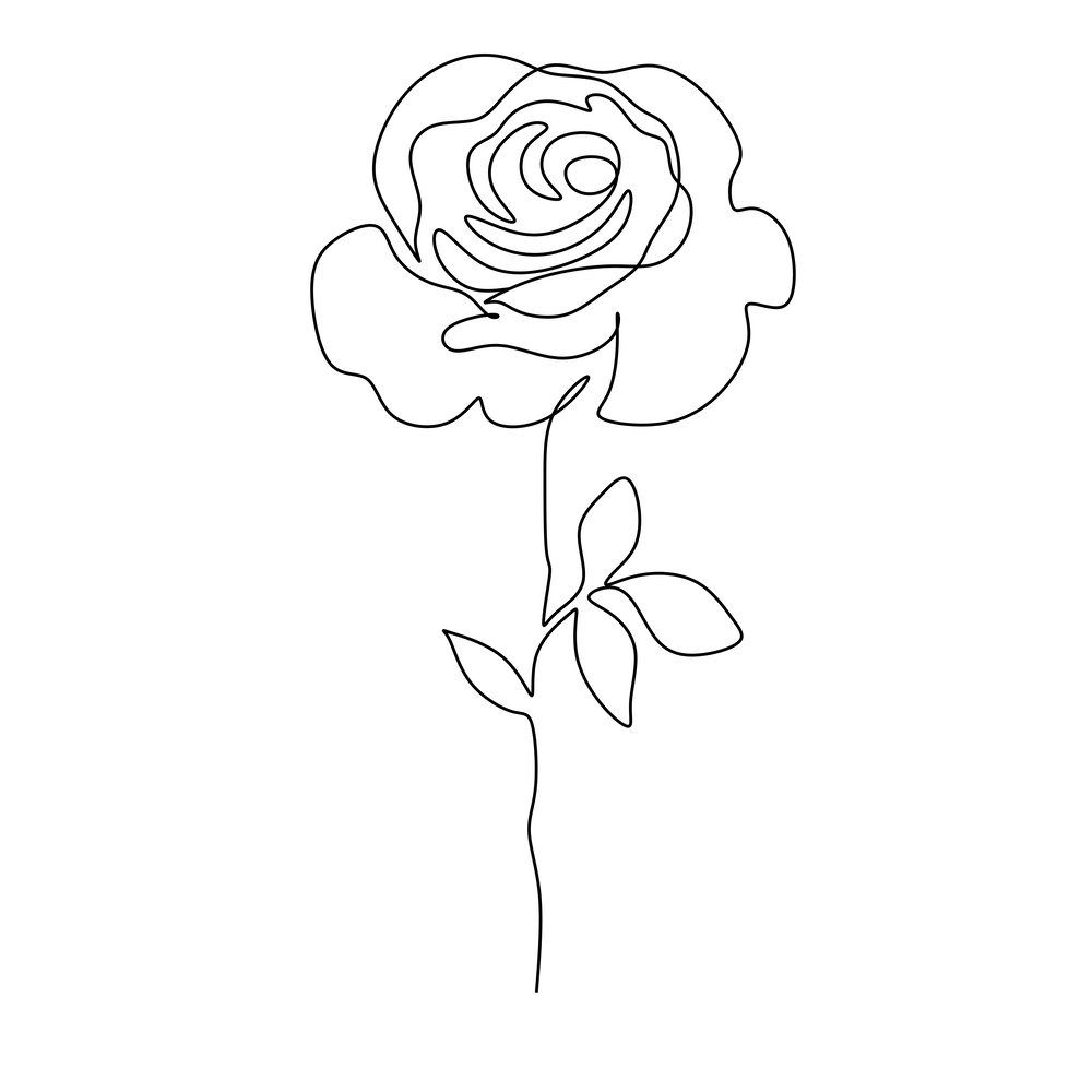 Flower Line art