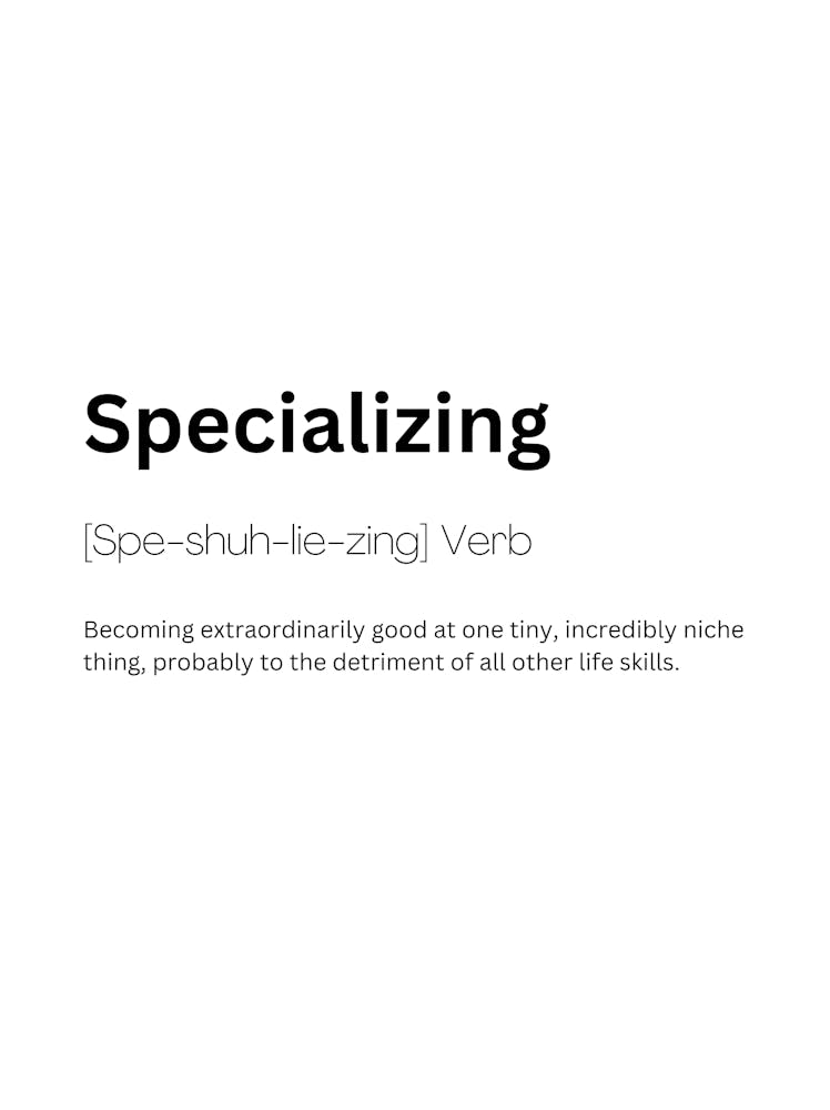 Specializing Definition Meaning 1