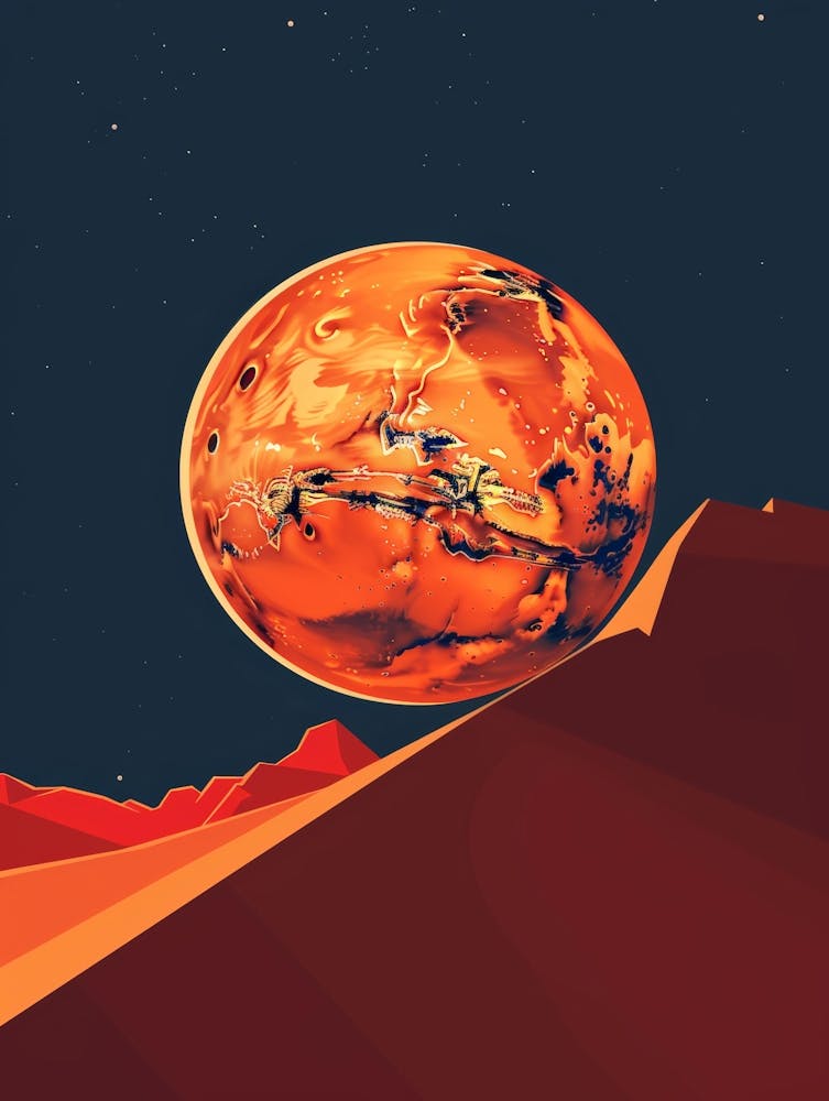 Mars Dans l'Espace 2