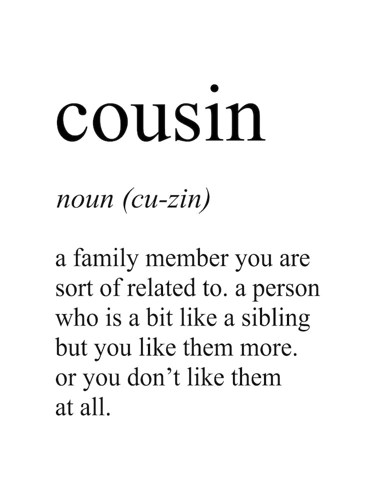 Cousin Definition Meaning
