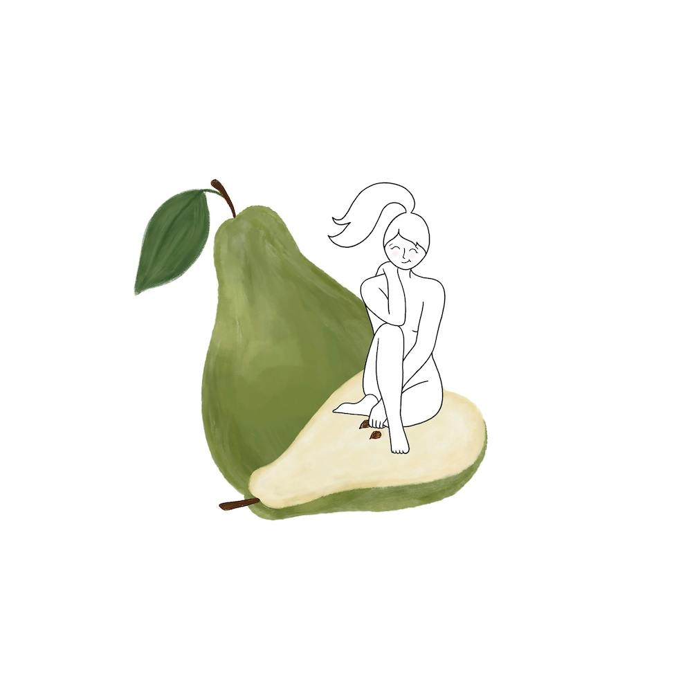 Pear Girl Square