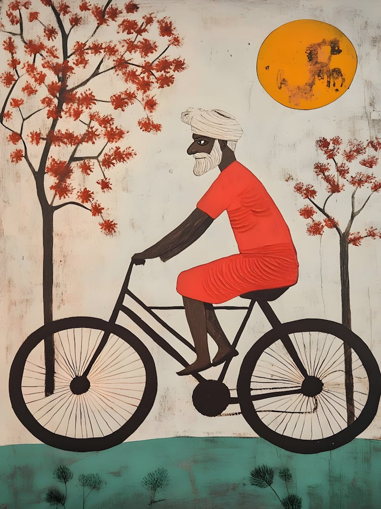 Man On A Bicycle
