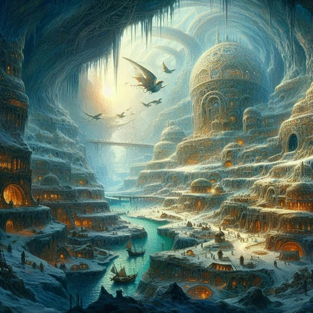 City In The Snow