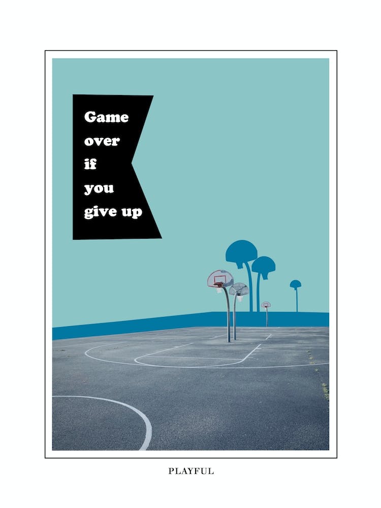 Basketballplatz - Fotocollage