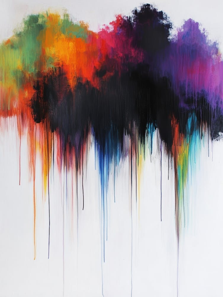 Rainbow Dripping