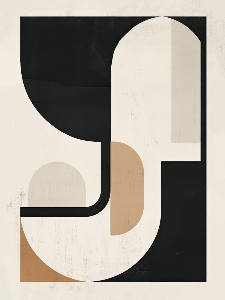 Layered Symmetry Bauhaus Minimalist