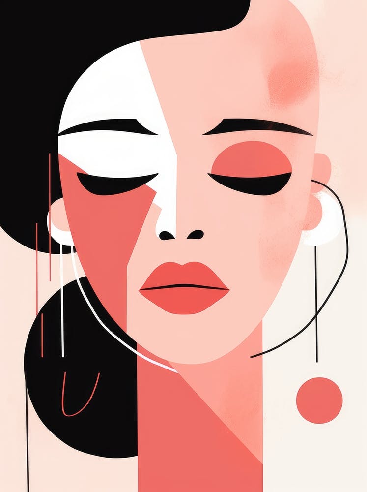 Abstract Portrait Of A Woman 16