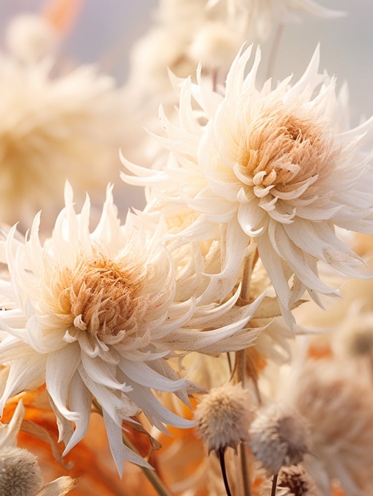 Boho Dried Flowers Bee Balm 4