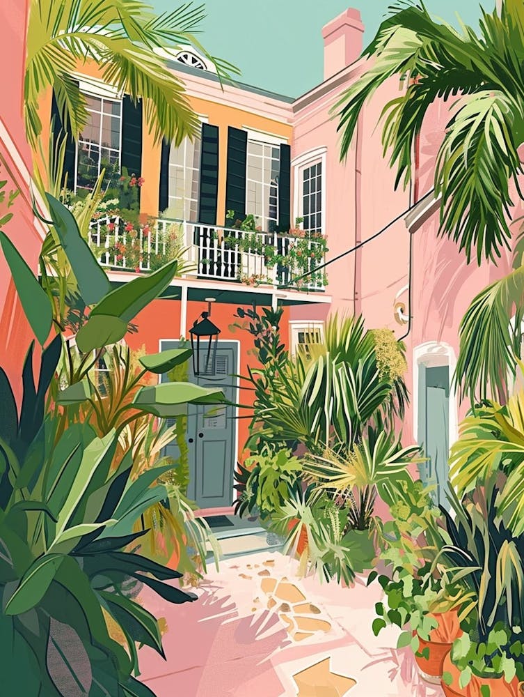 Garden District Storybook Illustration 2