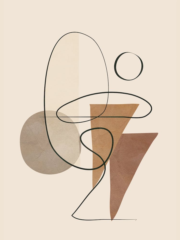 Formes Abstraites Minimalistes N° 60