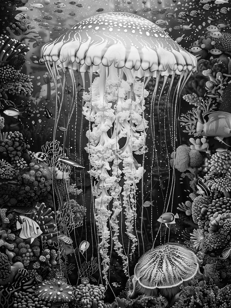 Jellyfish In The Sea