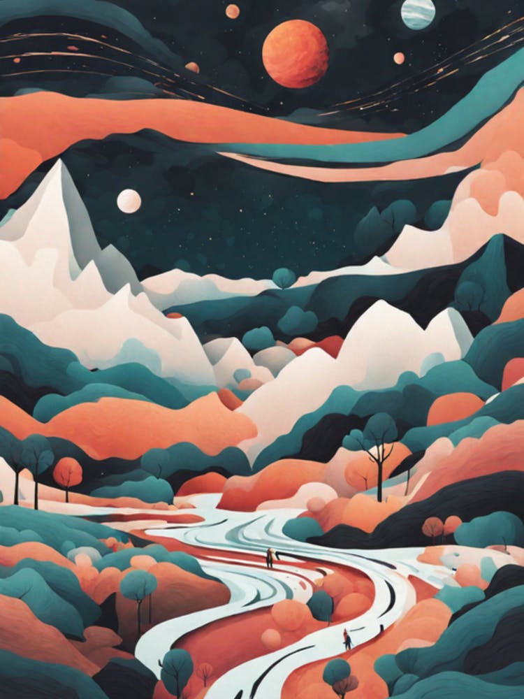 Abstract Landscape Painting 3