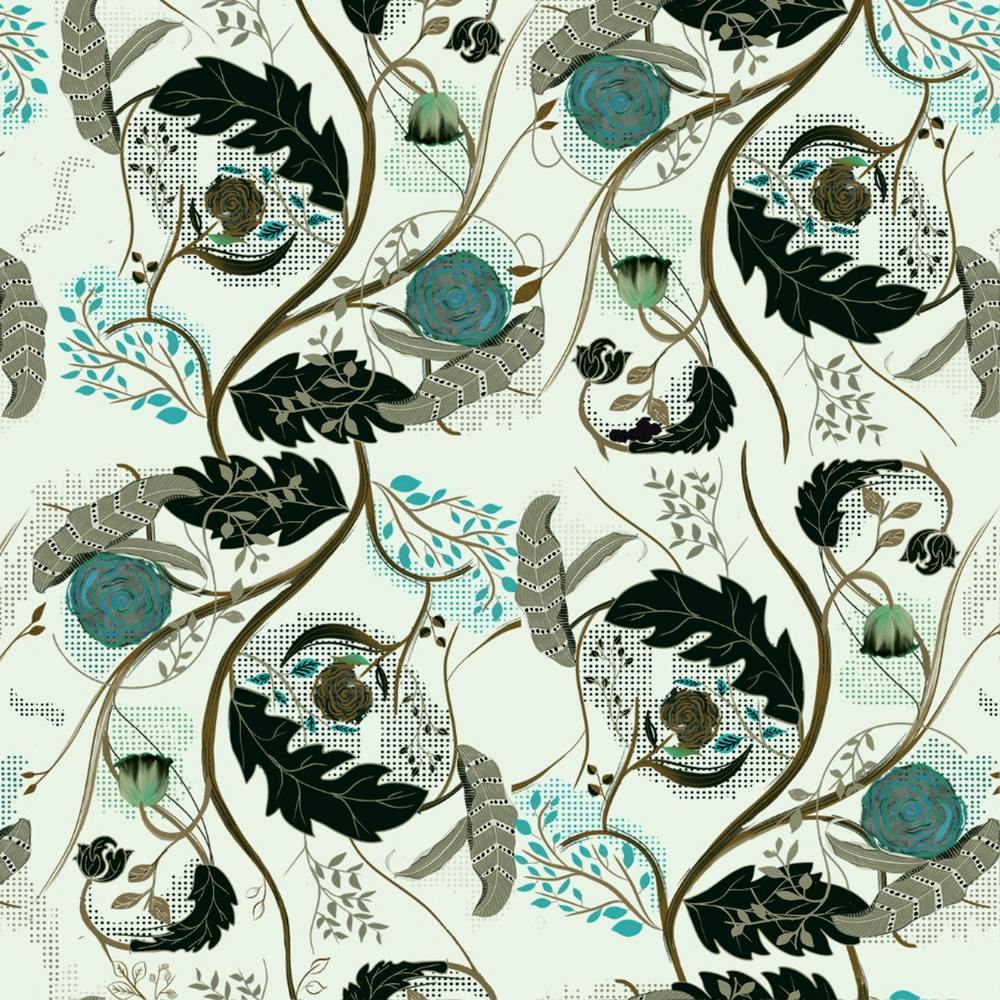 Gravure De Rose Green Vignette