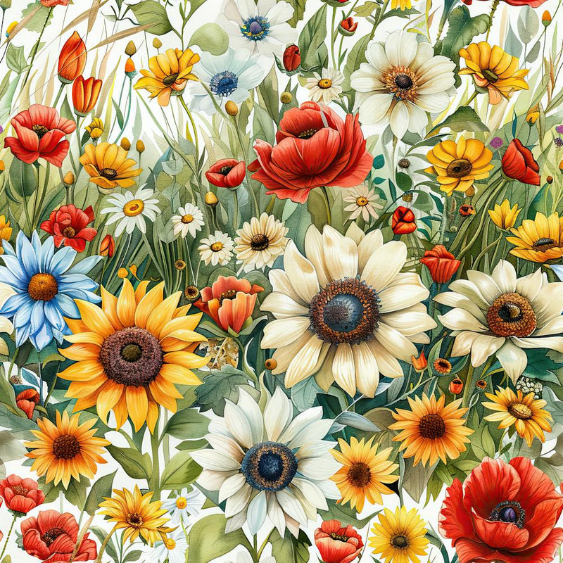 Watercolor Wildflowers