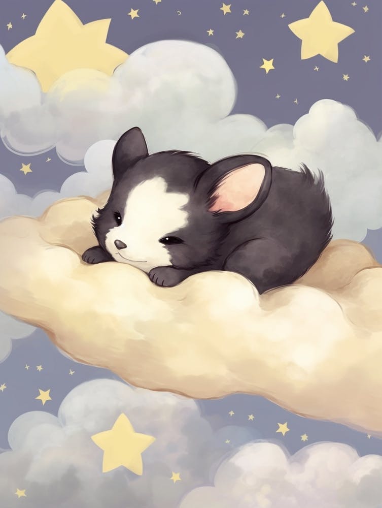 Sleeping Baby Skunk 2