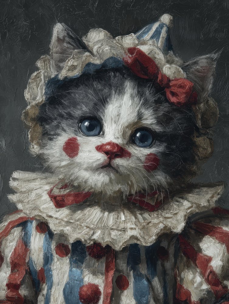 Clown Kitten 4