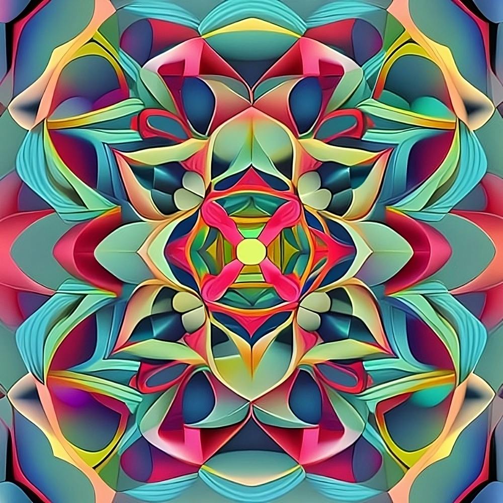Abstract Psychedelic Mandala 2