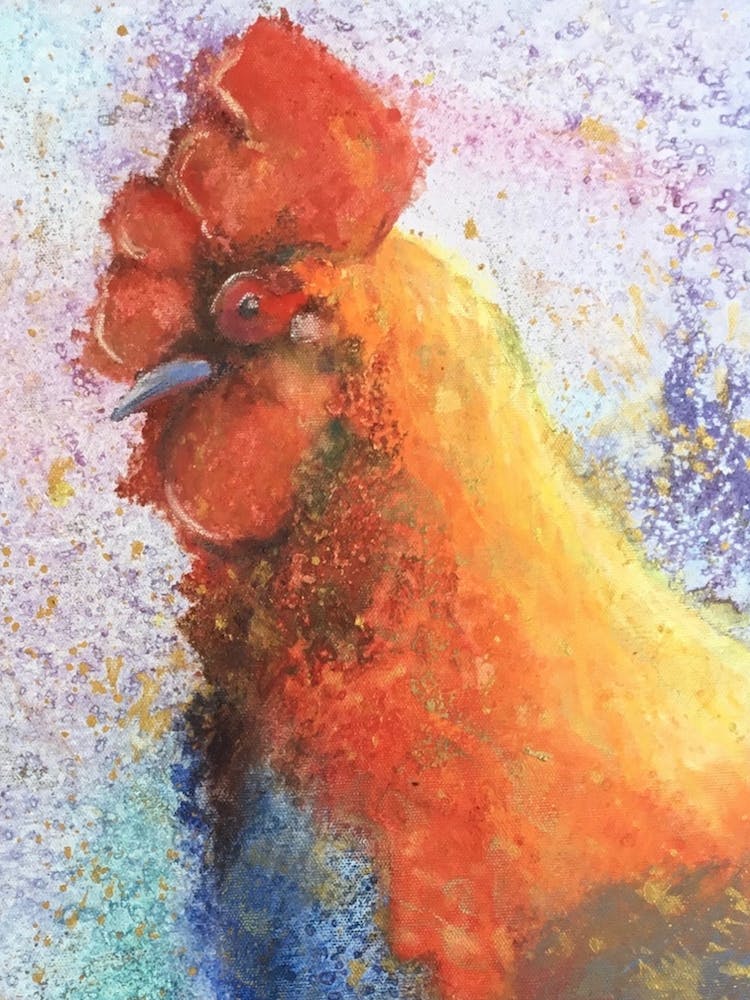 Watercolour Rooster