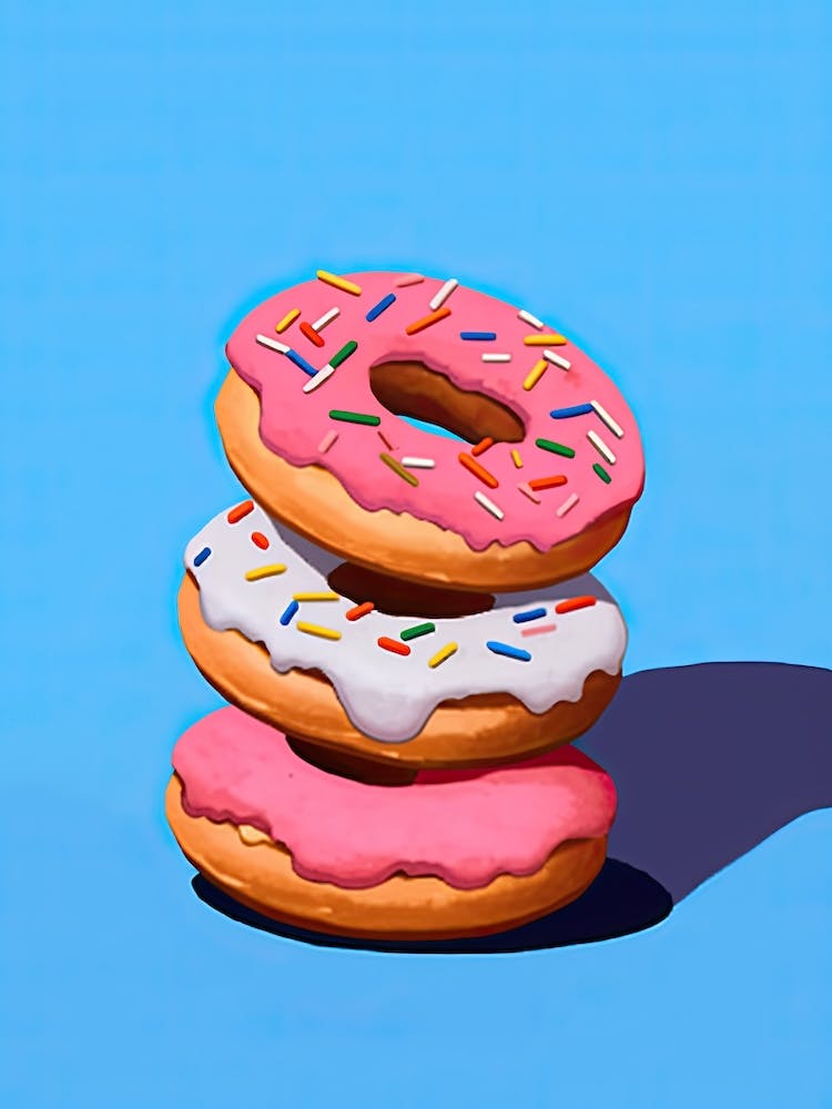 Classic Donuts Illustration 8