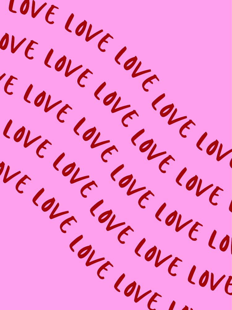 Pink & Red Love Wave