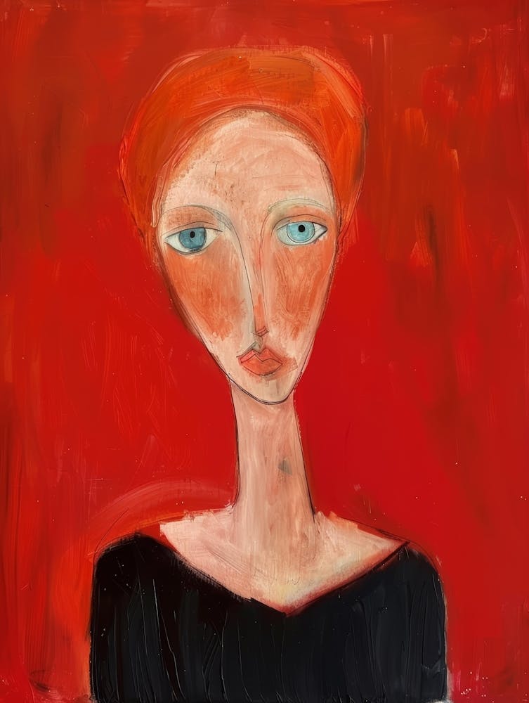 Woman With Red Hair 4