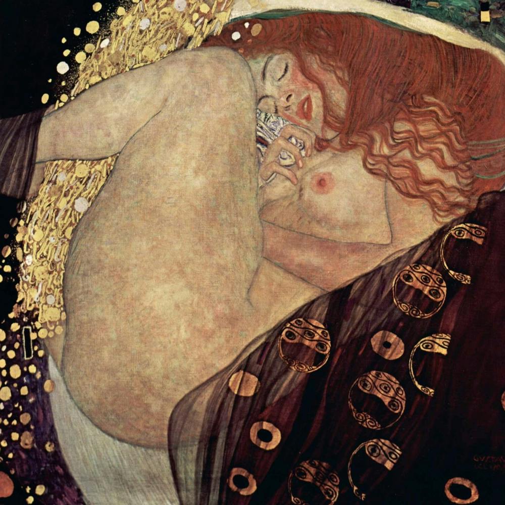 Danae, Gustav Klimt