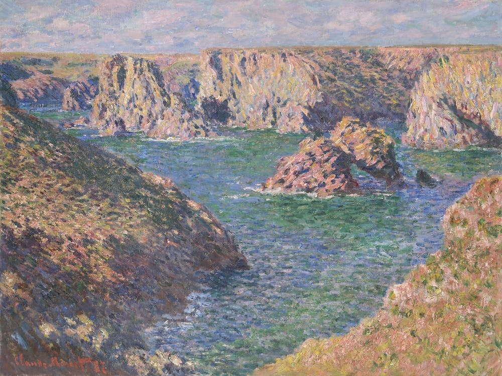 Port Domois, Belle Isle (1887), Claude Monet