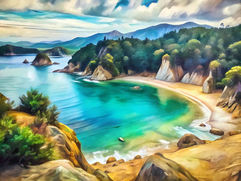 Van Gogh Abel Tasman National Park New Zealand 1