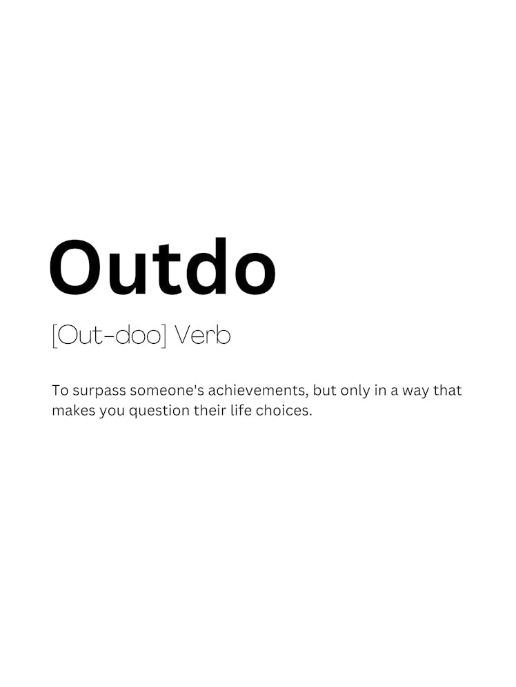Outdo Definition Meaning