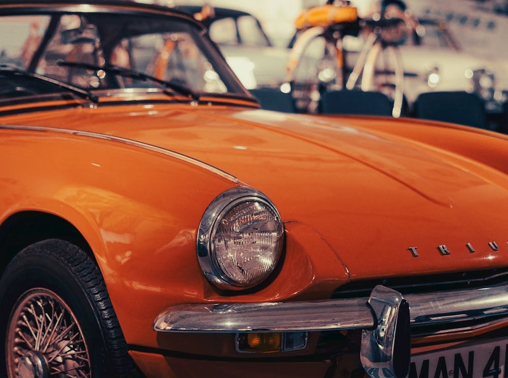 Red Vintage Sports Car