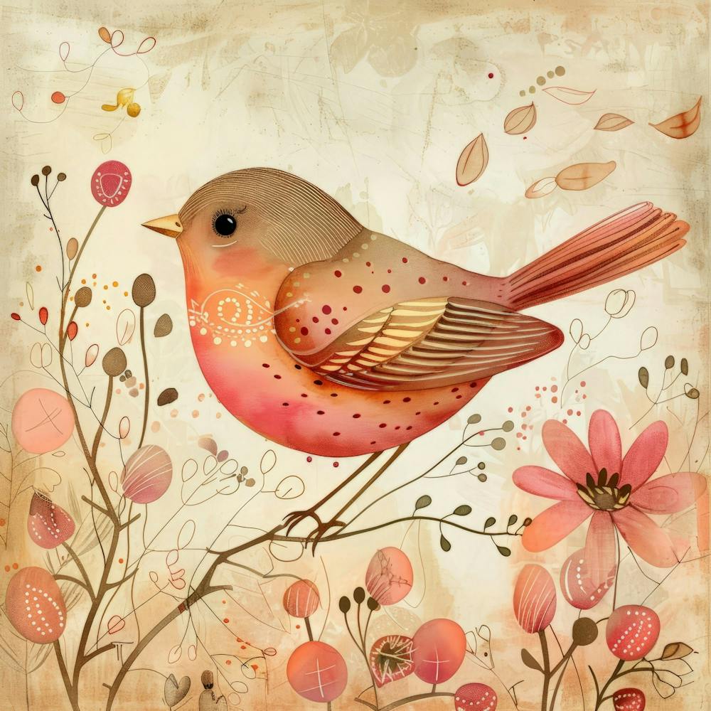 Bird On A Branch 10