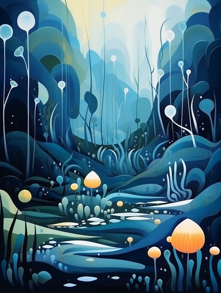 Underwater Abstract Minimalist 1