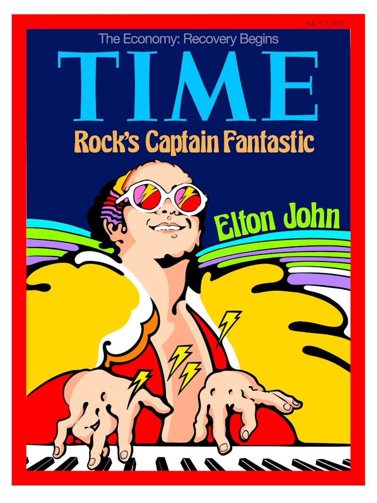 ELTON JOHN TIME COVER