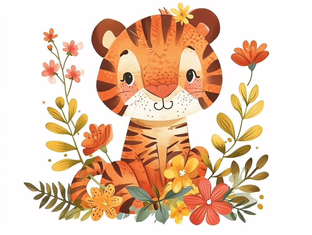 Little Floral Tiger 4